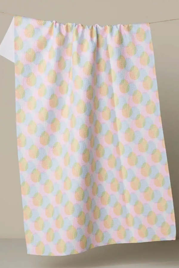 Geometry Kitchen Tea Towel - Pastel Pop