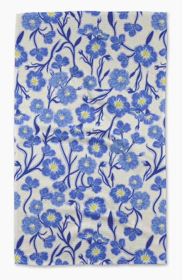 Geometry Kitchen Tea Towel - Primavera Blooms