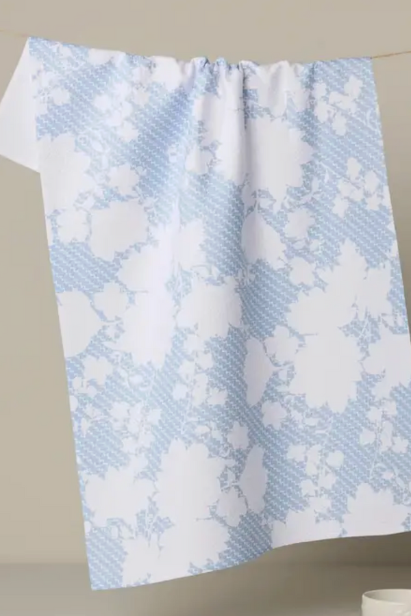 Geometry Kitchen Tea Towel - Soft Bloom