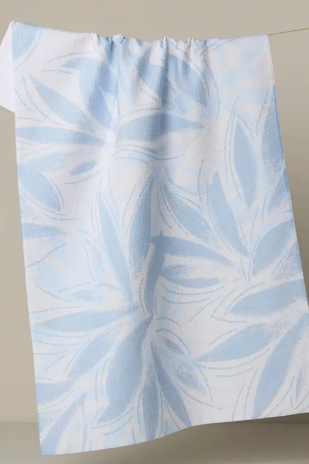 Geometry Kitchen Tea Towel - Soft Breeze