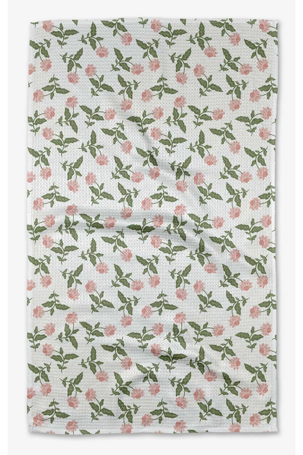 Geometry Kitchen Tea Towel - Wildflower Vine
