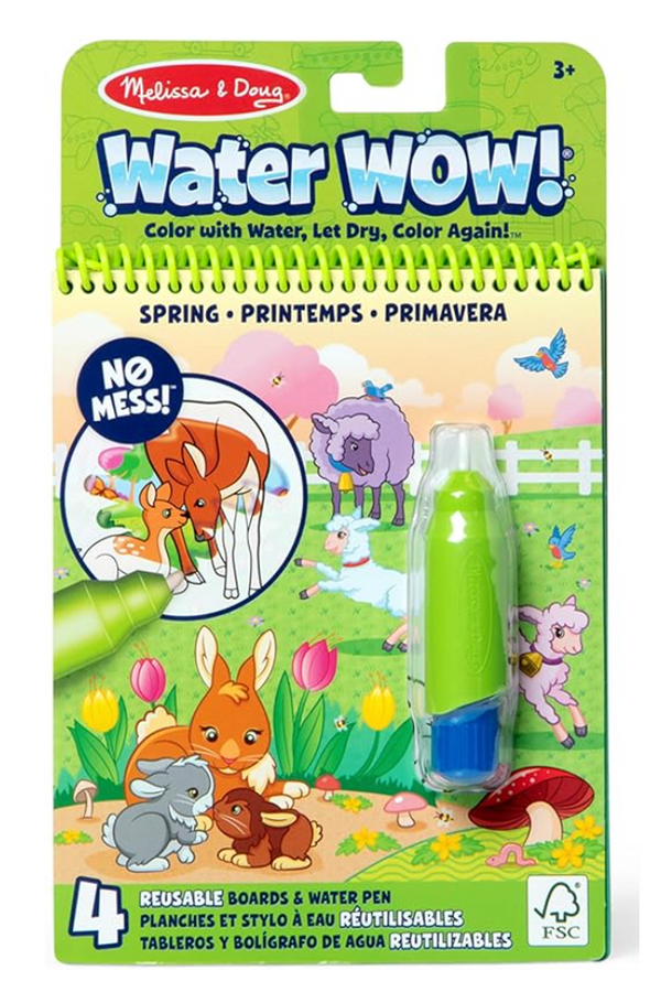 MD Water Wow Coloring Book - Spring