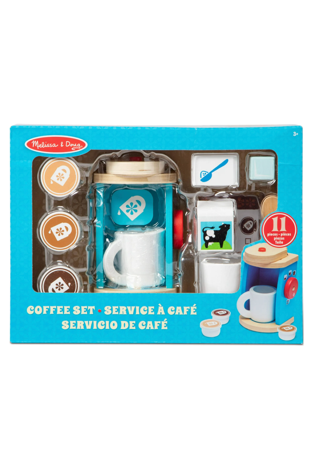 MD Wooden Brew and Serve Coffee Set