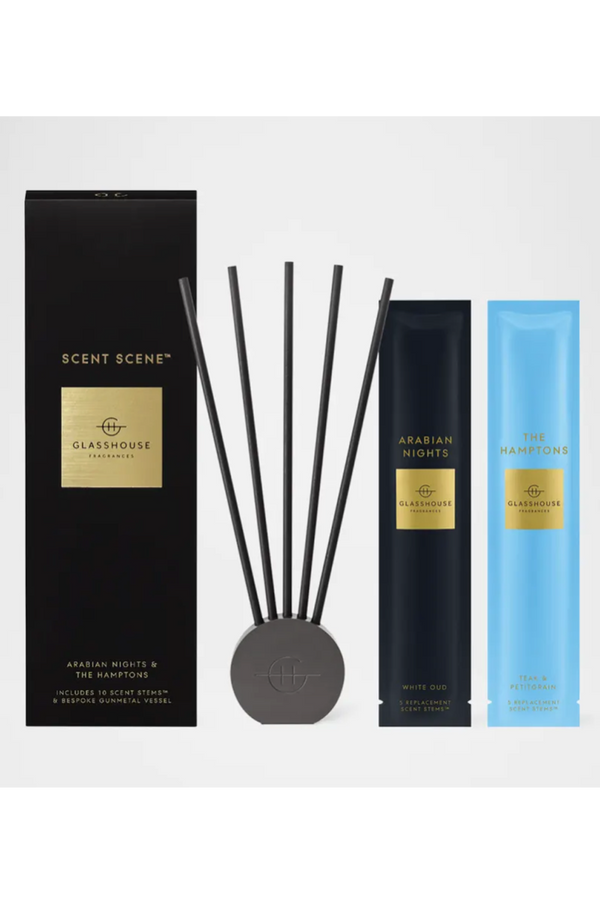 Glasshouse Scent Scene Duo - The Hamptons + Arabian Nights