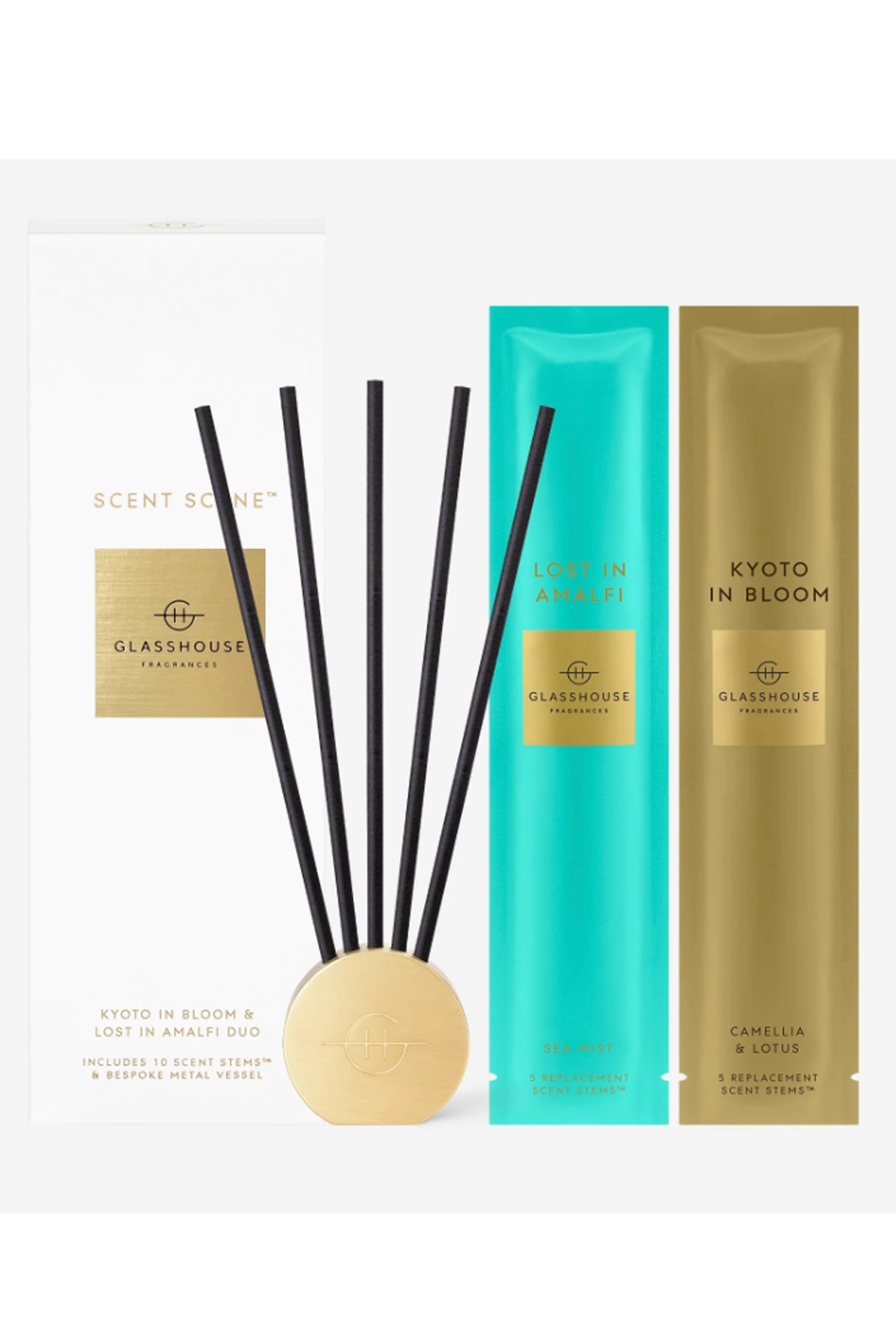 Glasshouse Scent Scene Duo - Lost in Amalfi + Kyoto in Bloom