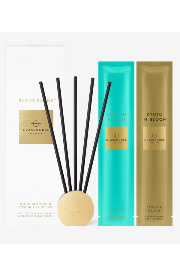 Glasshouse Scent Scene Duo - Lost in Amalfi + Kyoto in Bloom