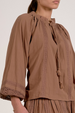 Flowy Sunday Top - Caramel