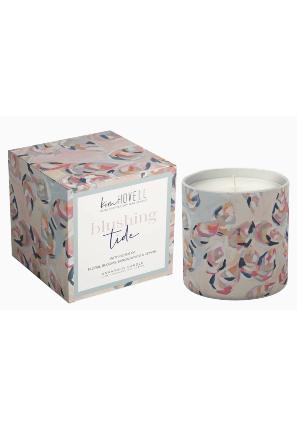 Kim Hovell + Annapolis Candle - Boxed Blushing Tide