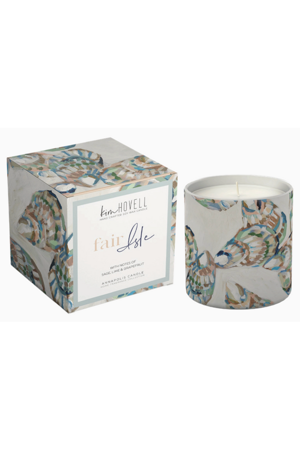Kim Hovell + Annapolis Candle - Boxed Fair Isle