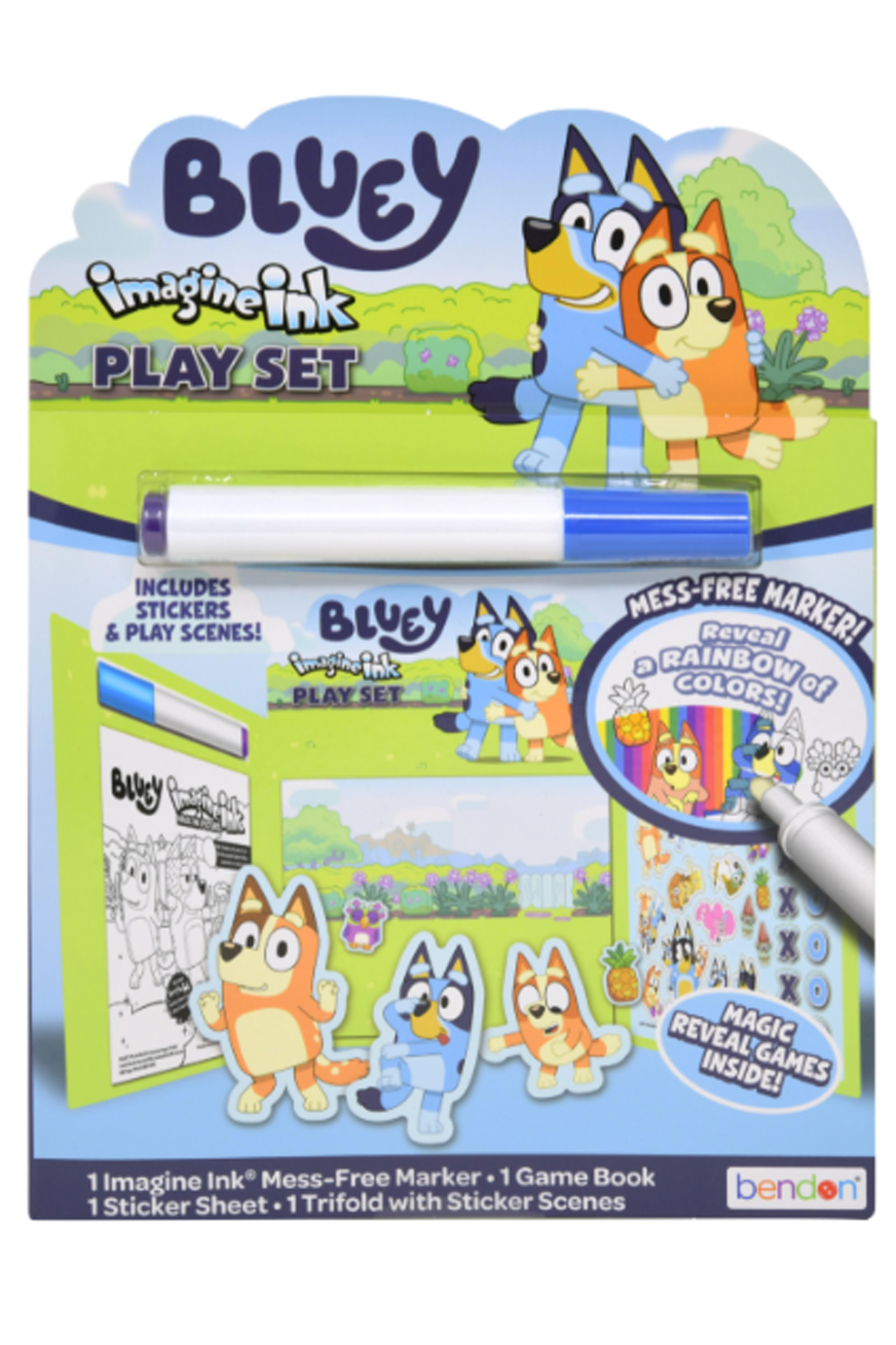 MT Imagine Ink Color Book - Bluey