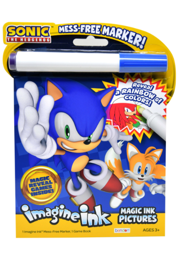 MT Imagine Ink Color Book - Sonic