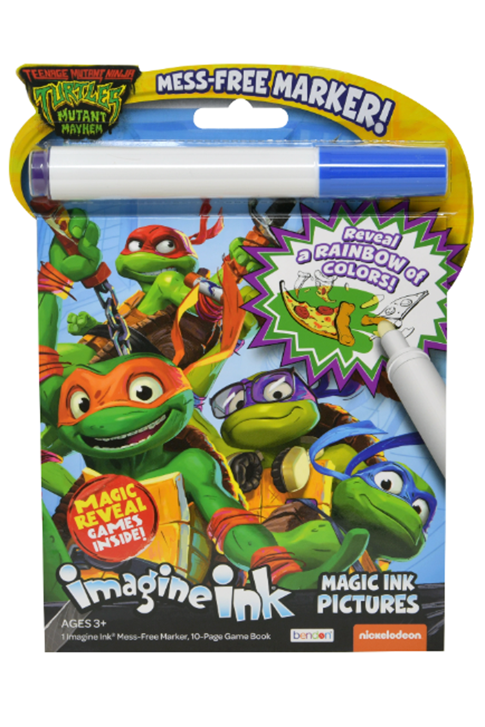 MT Imagine Ink Color Book - Ninja Turtle