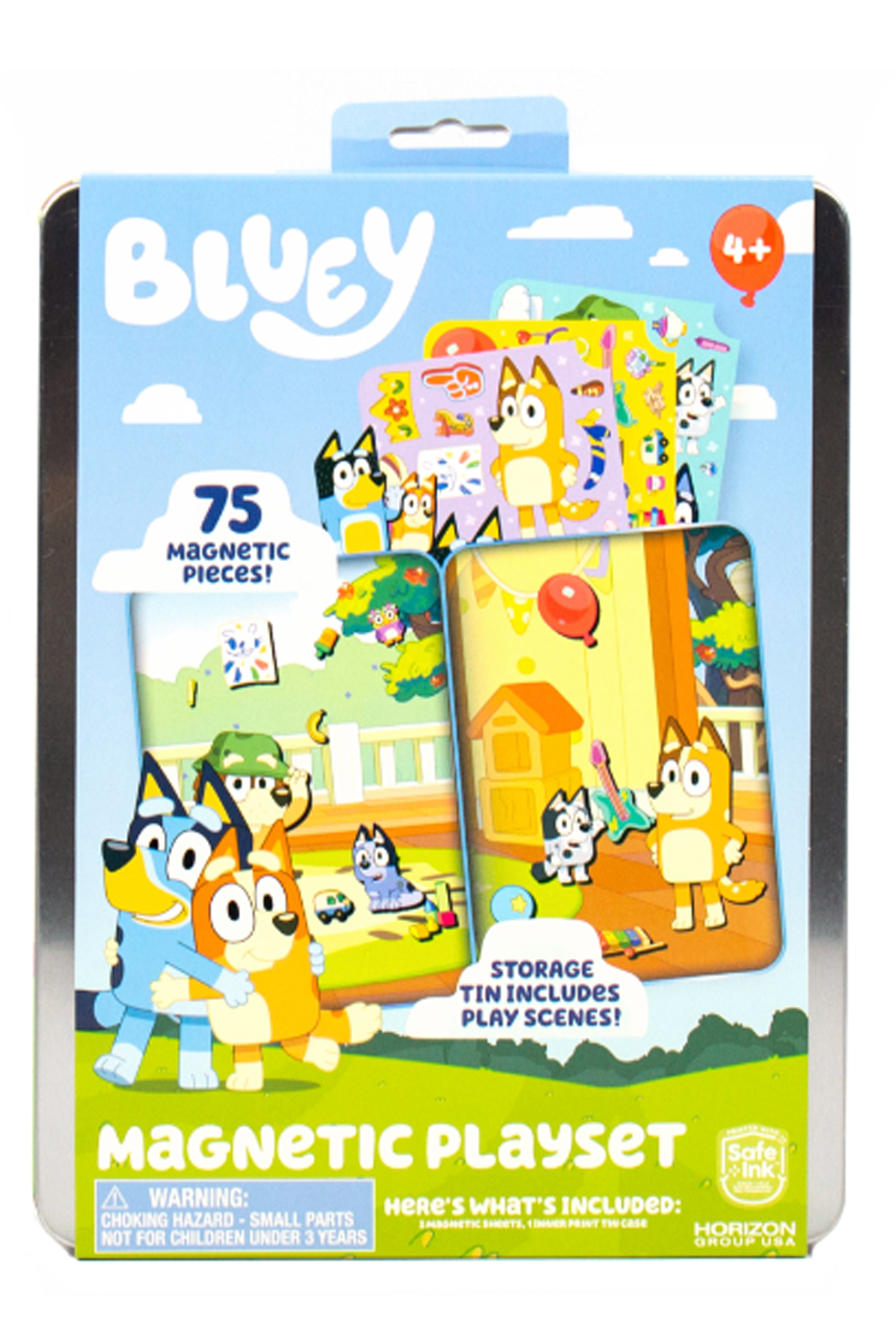 MT Bluey Magnetic Playset