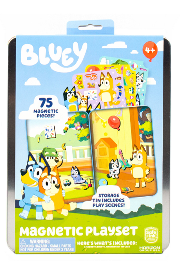MT Bluey Magnetic Playset