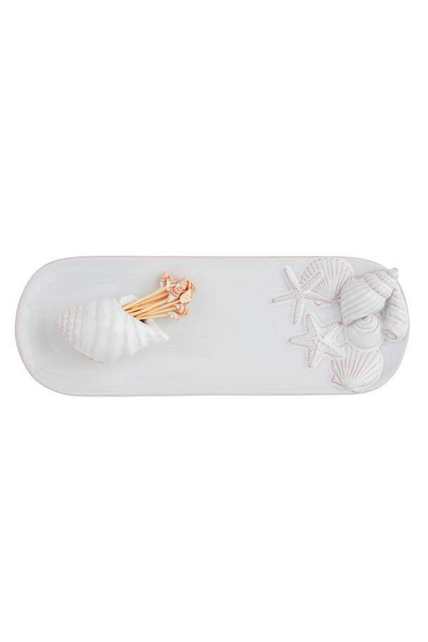 Seashell & Toothpick Hostess Tray