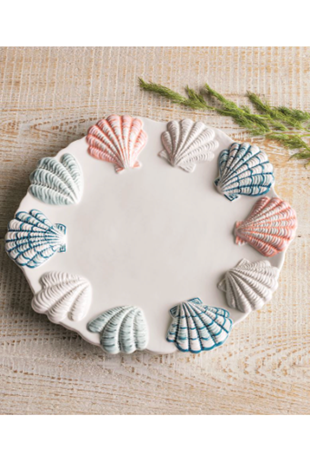 Round Layered Shell Platter