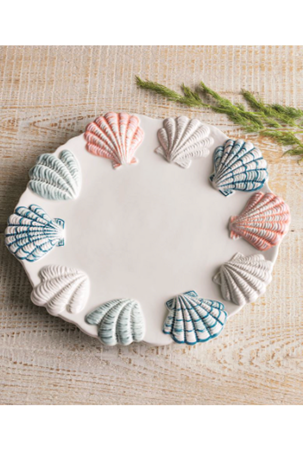 Round Layered Shell Platter