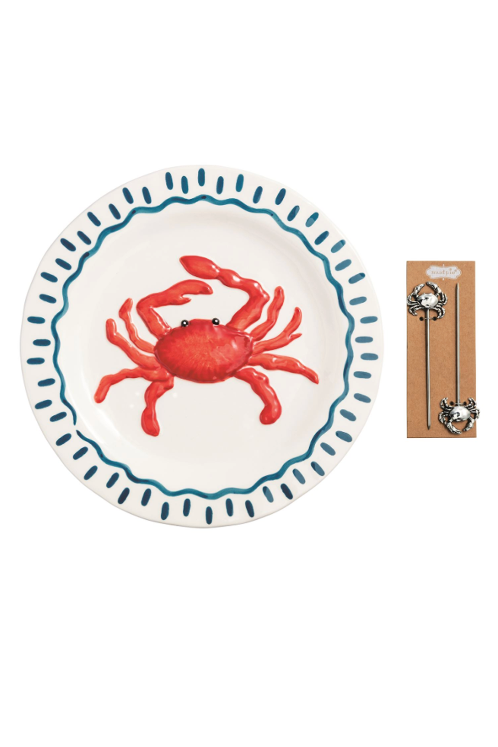 Red Crab Platter Set