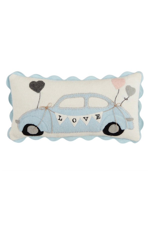 Mini Car Wedding Felt Pillow