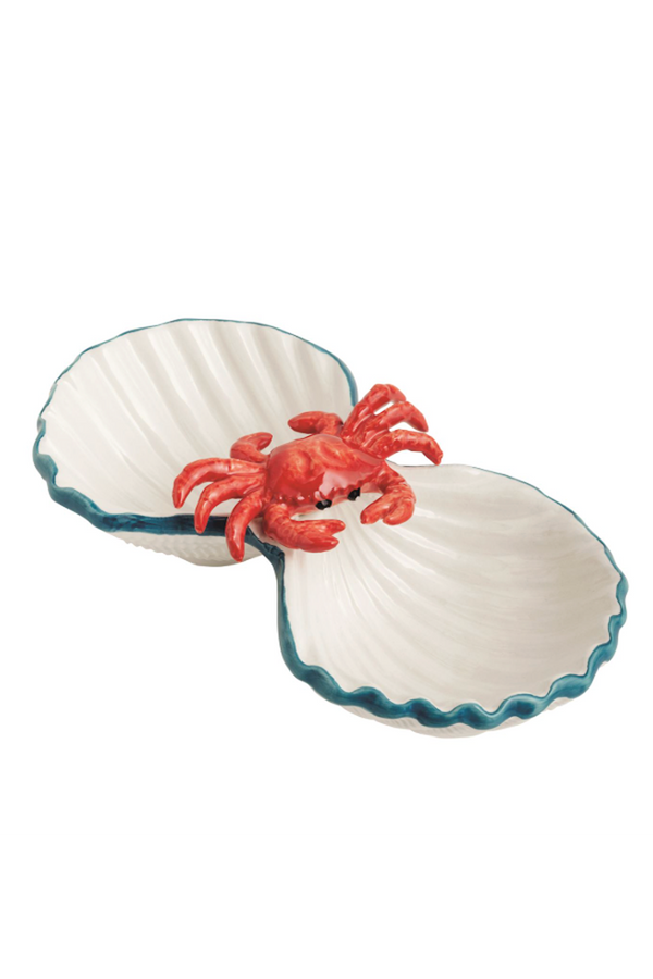 Red Crab Double Dip Dish