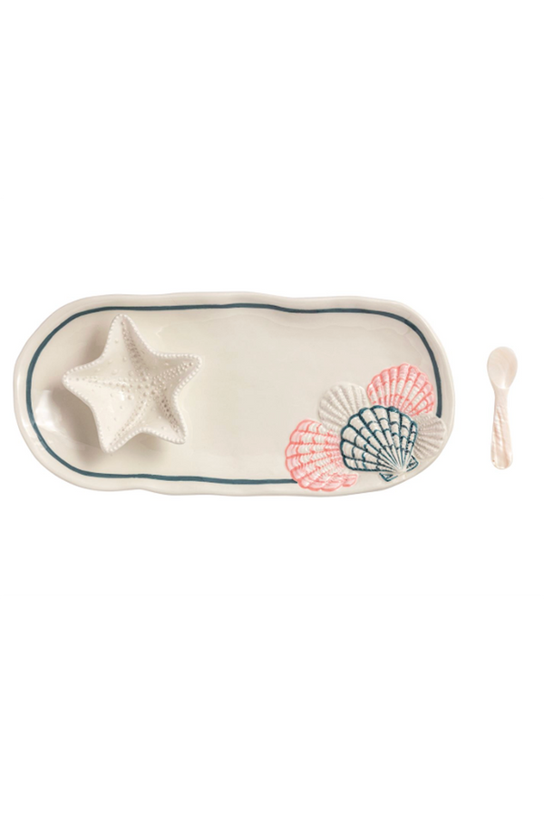 Sea Tray and Tidbit Set