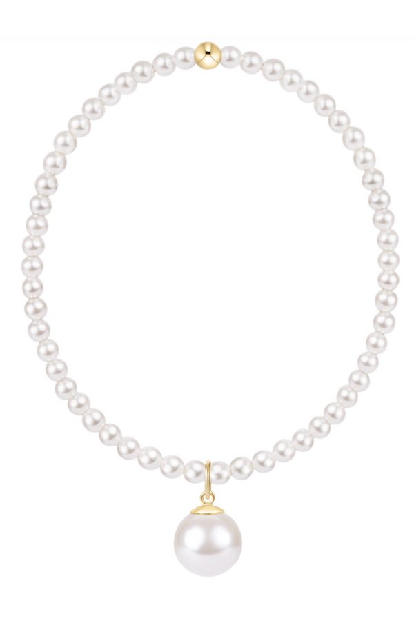 EN Classic Pearl Bracelet - Pearl Charm