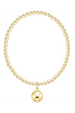 EN Classic Gold Bracelet - Gold Charm