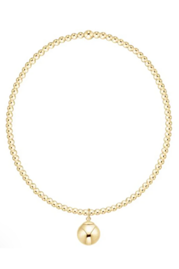 EN Classic Gold Bracelet - Gold Charm