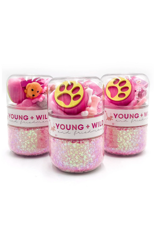Grab & Go Dough Jar - Pink Pet Shop