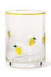 Double Old Fashion Glass - Lemon