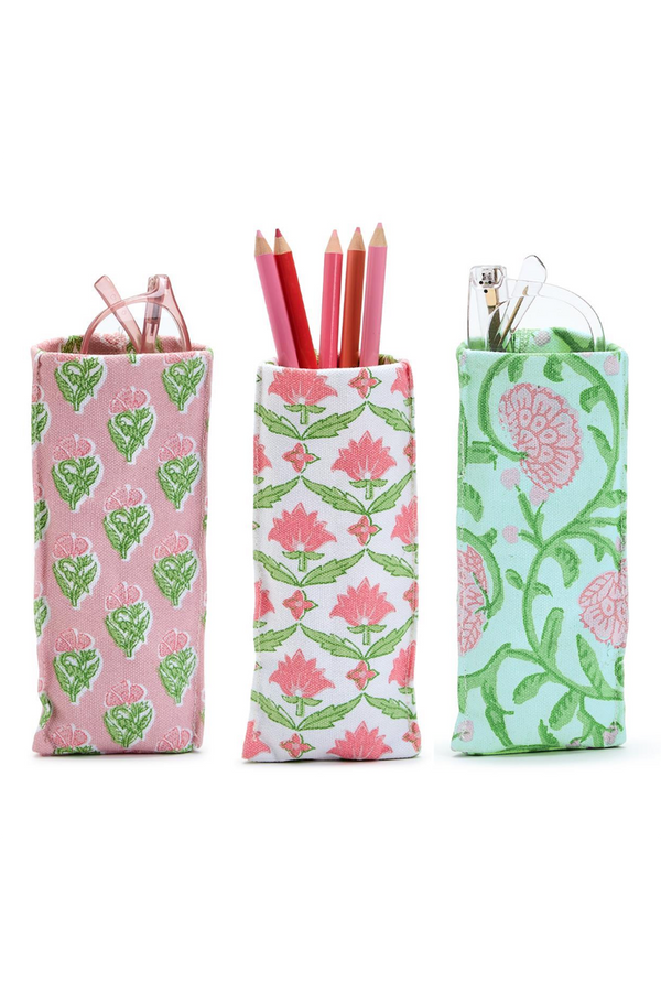 Weighted Eyeglass Holder - Floral Block