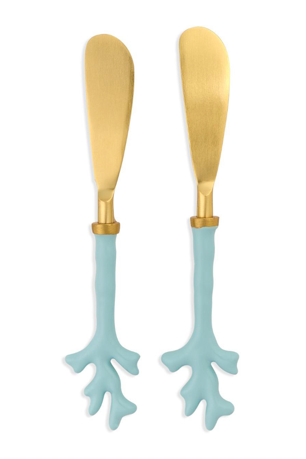 Seafoam Coral Spreader Set of 2