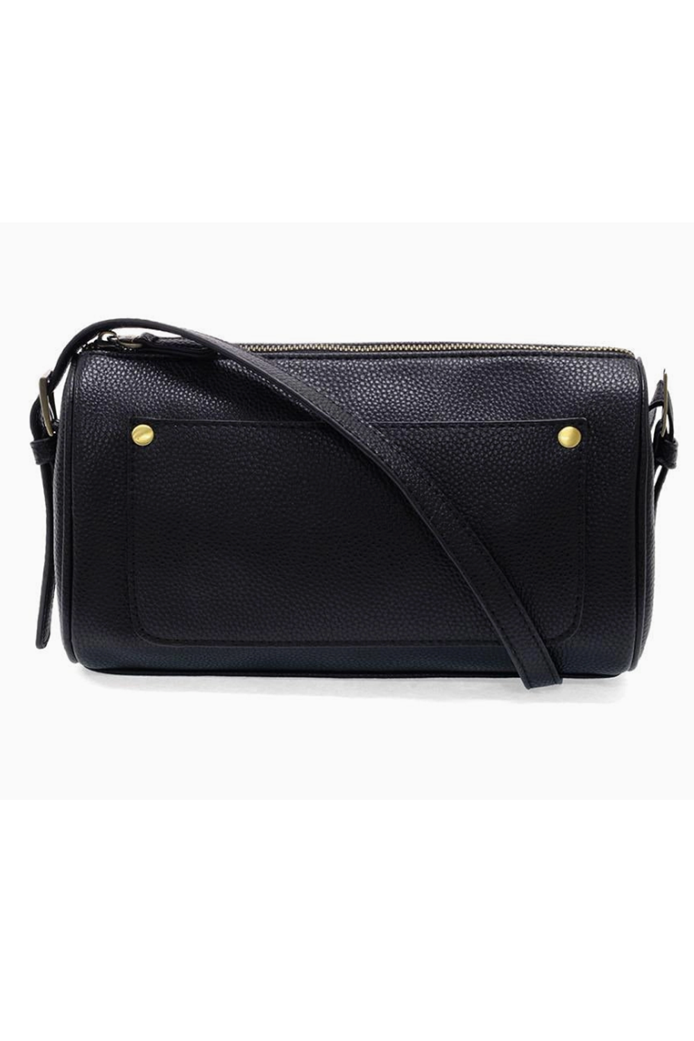 Joy Esme Barrel Shoulder Crossbody Purse - Black