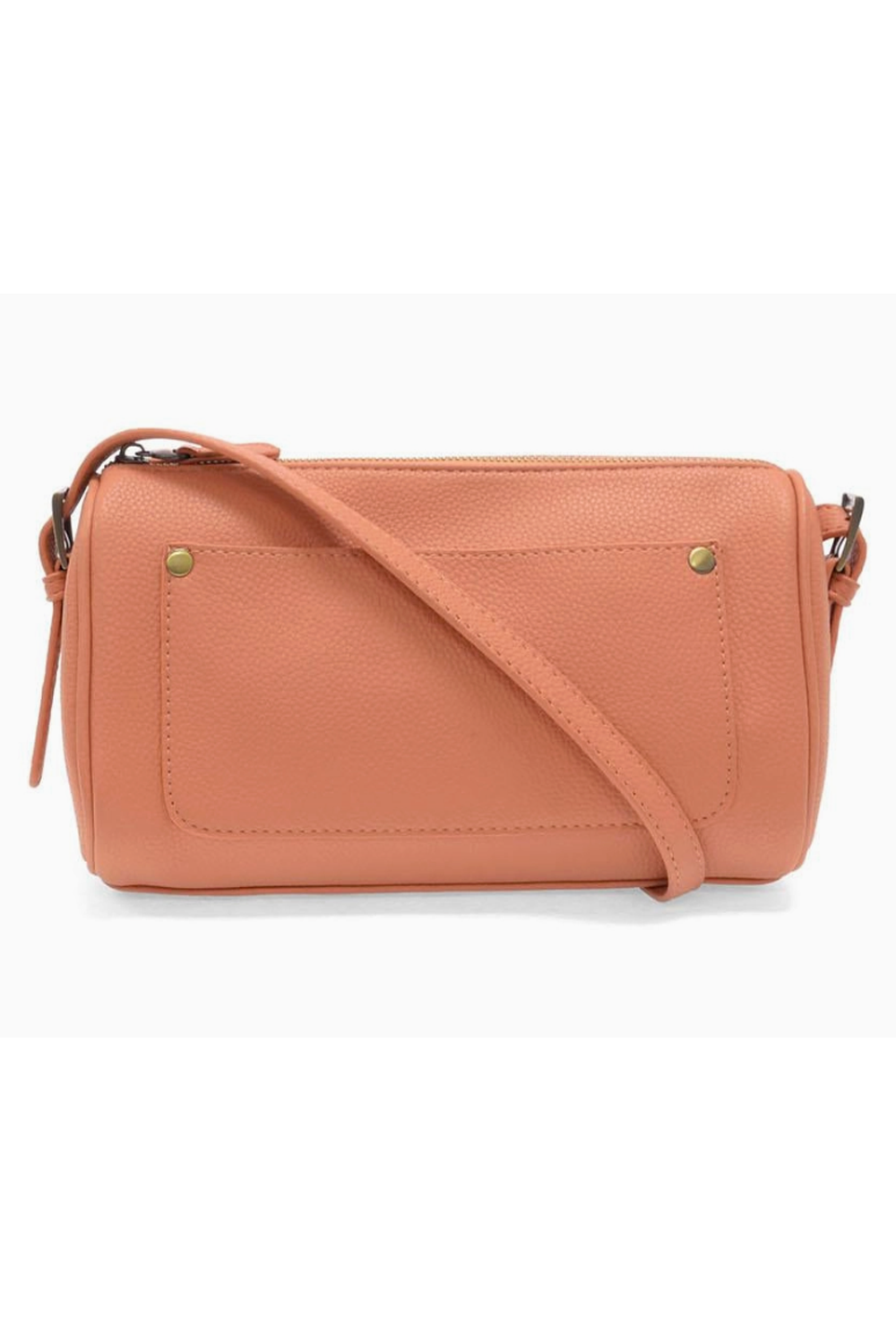 Joy Esme Barrel Shoulder Crossbody Purse - Peach