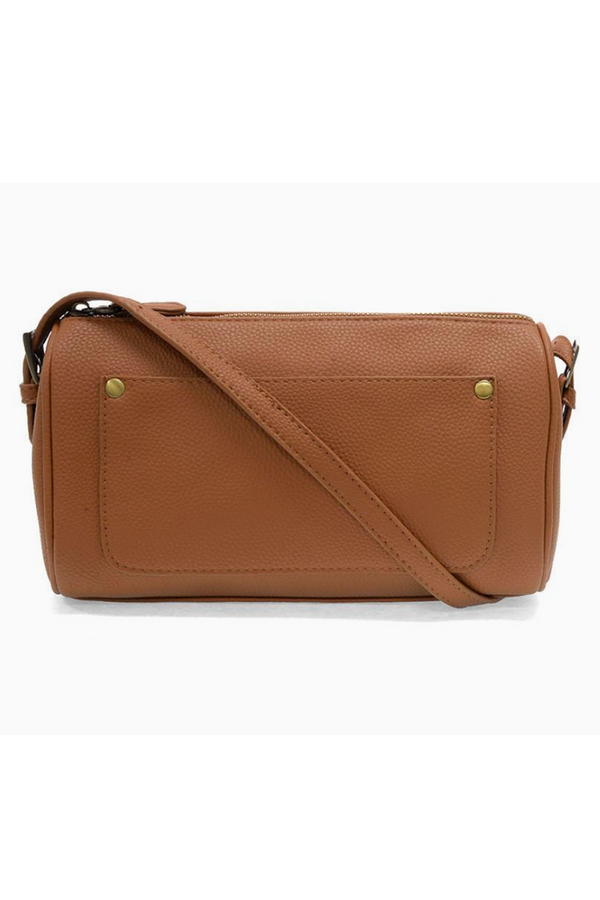 Joy Esme Barrel Shoulder Crossbody Purse - Brownie