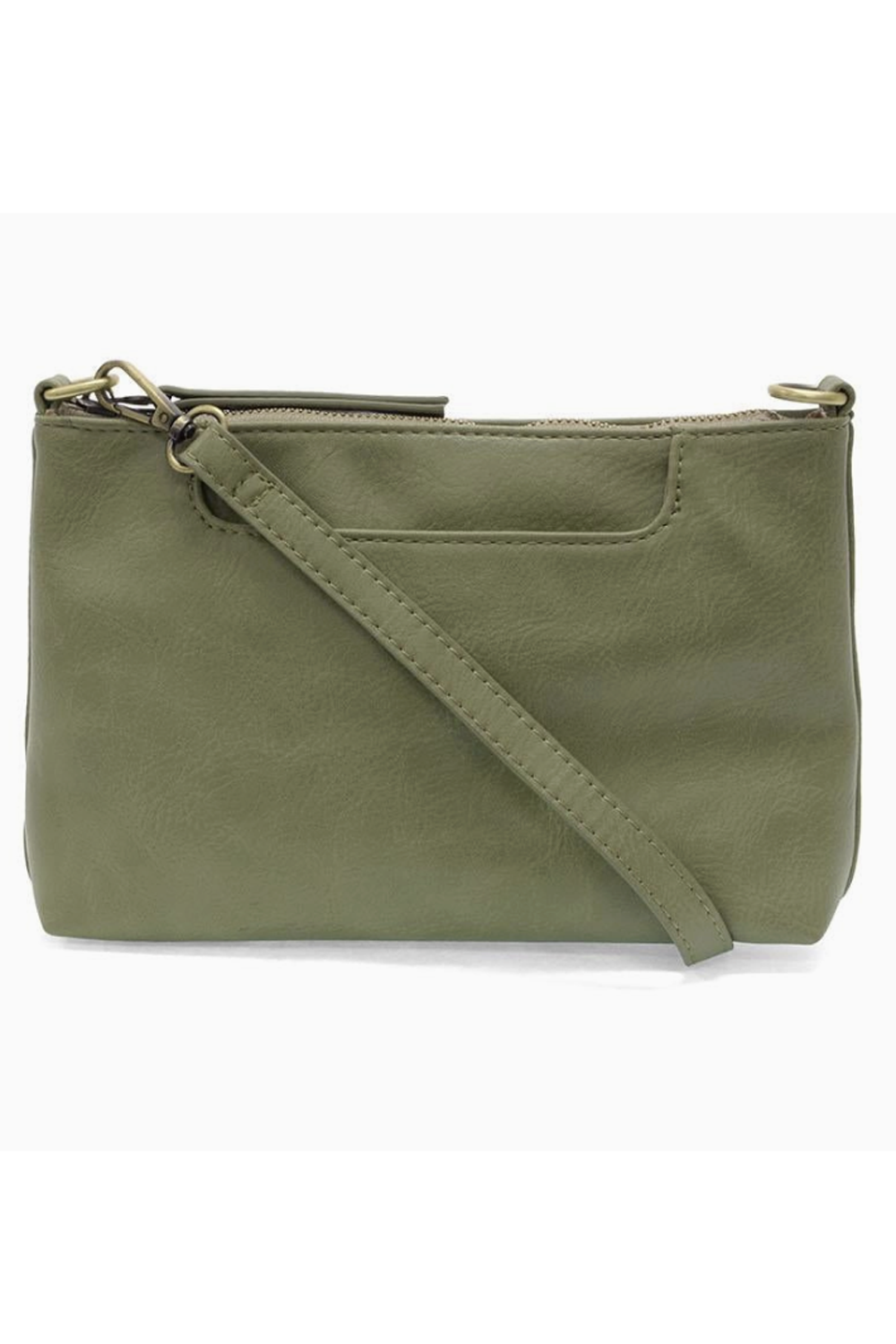 Joy Lovey Top Zip Crossbody - Eucalyptus