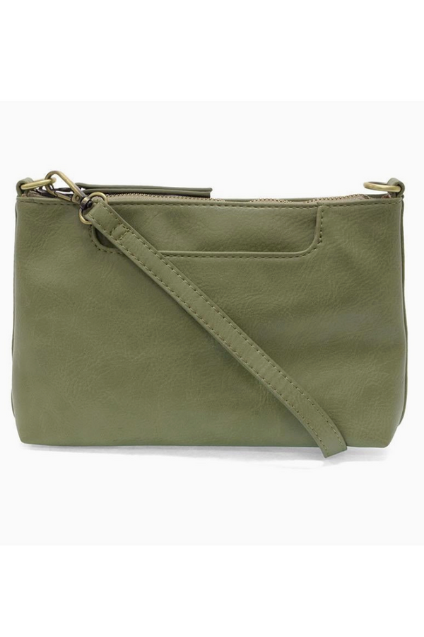 Joy Lovey Top Zip Crossbody - Eucalyptus