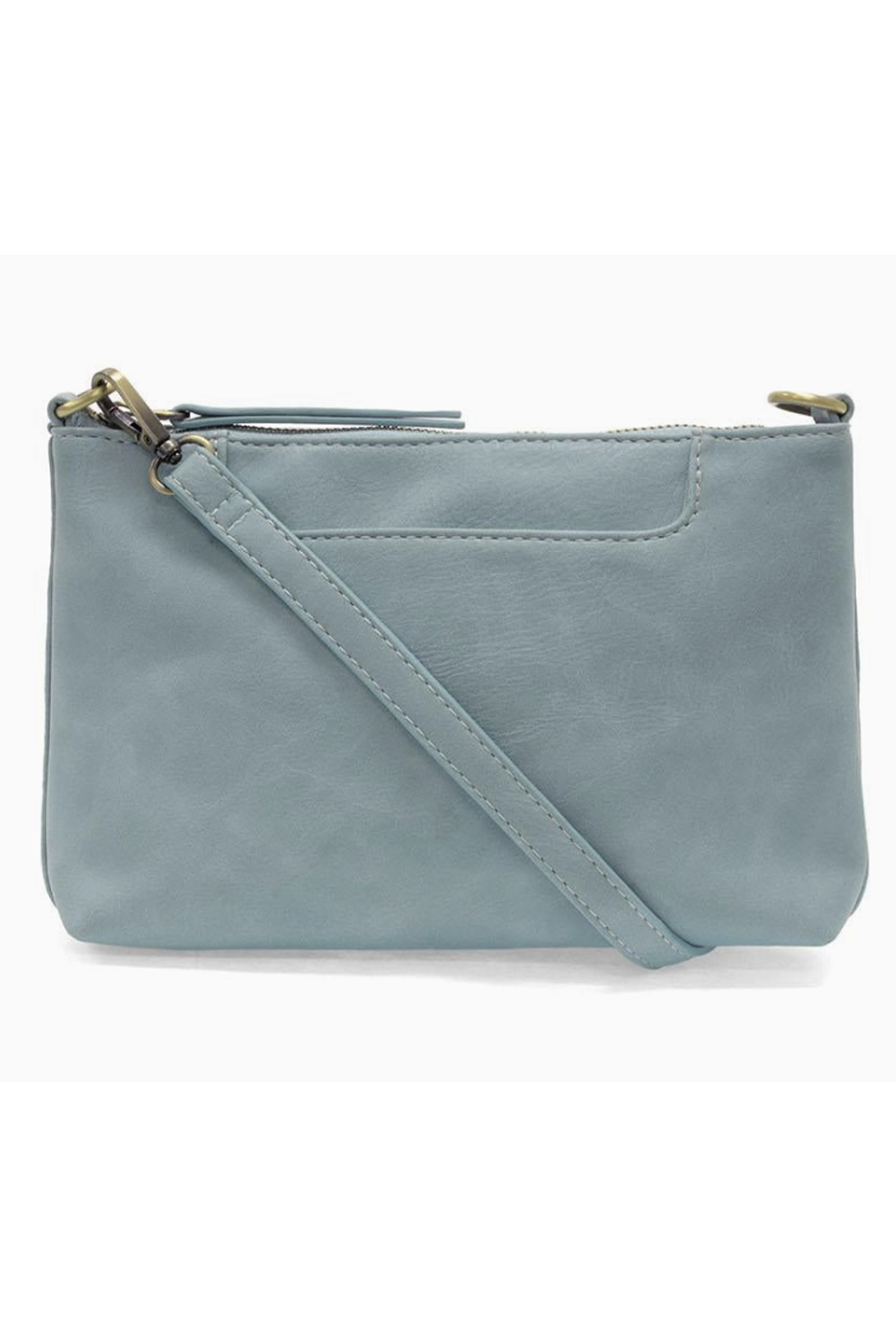 Joy Lovey Top Zip Crossbody - Blue Sugar