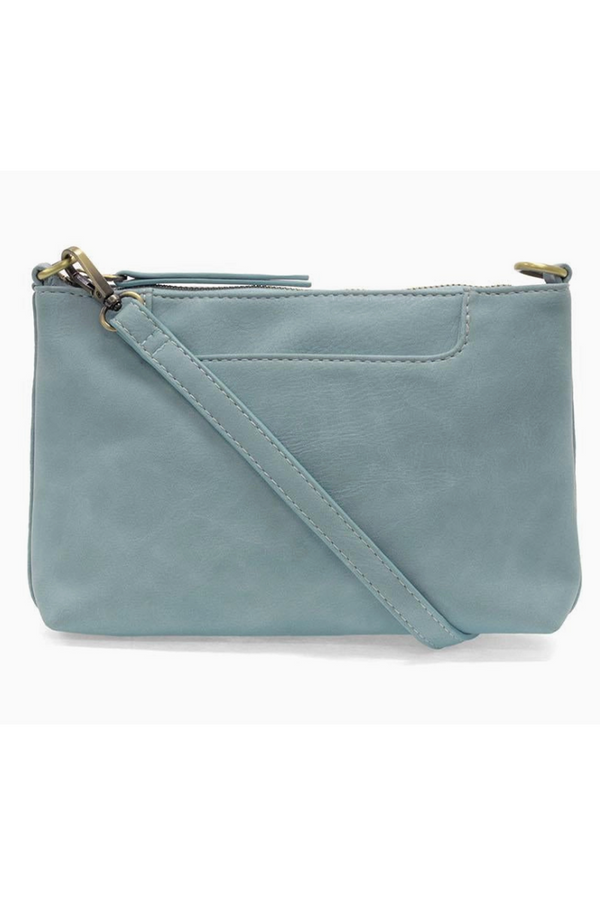 Joy Lovey Top Zip Crossbody - Blue Sugar