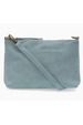 Joy Lovey Top Zip Crossbody - Blue Sugar
