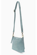 Joy Lovey Top Zip Crossbody - Blue Sugar