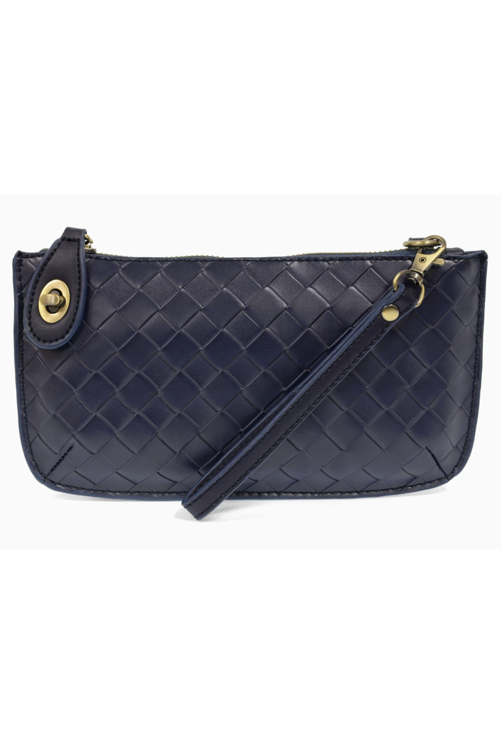 Joy Mini Crossbody Wristlet Clutch - Wide Woven Navy