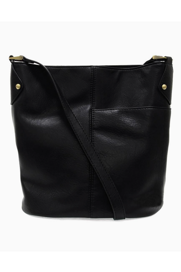 Joy Dixie Front Slip Pocket Crossbody - Black
