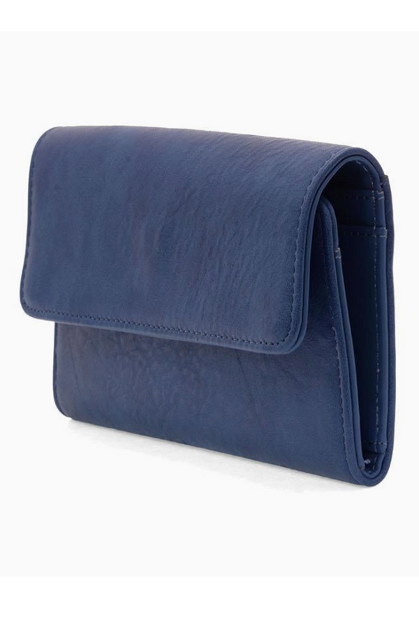 Joy Marine Mini Tri-Fold Wallet - Navy