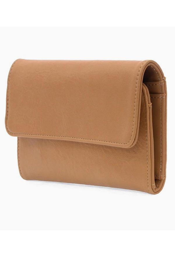 Joy Marine Mini Tri-Fold Wallet - Camel