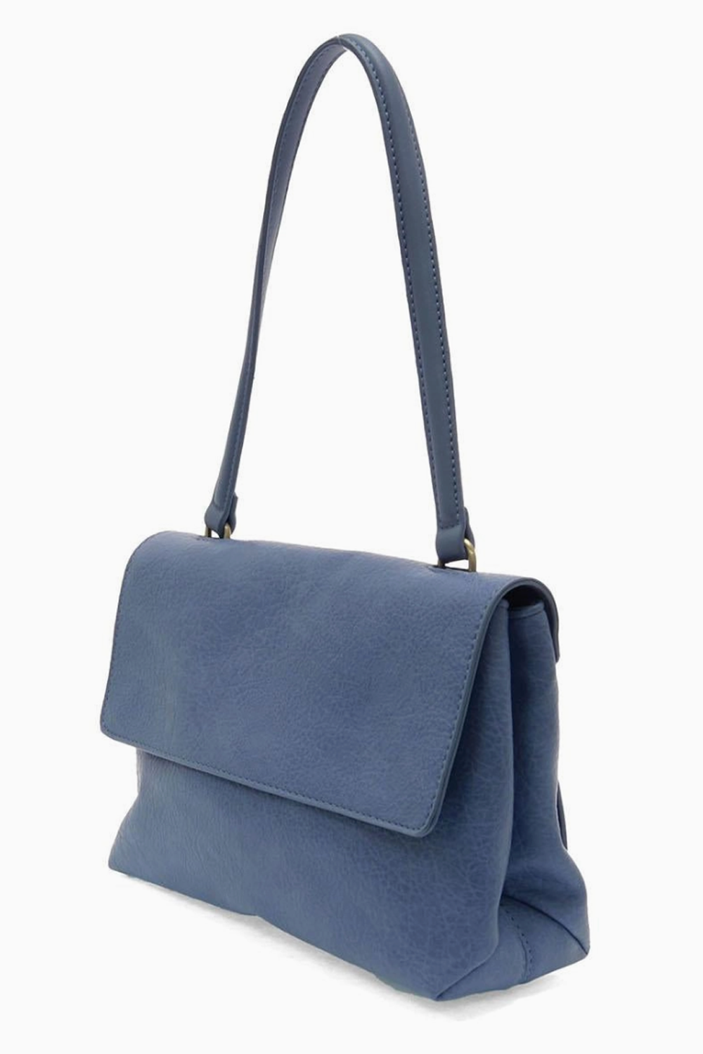 Joy Arden Slip Top Handle Flap Bag - Denim