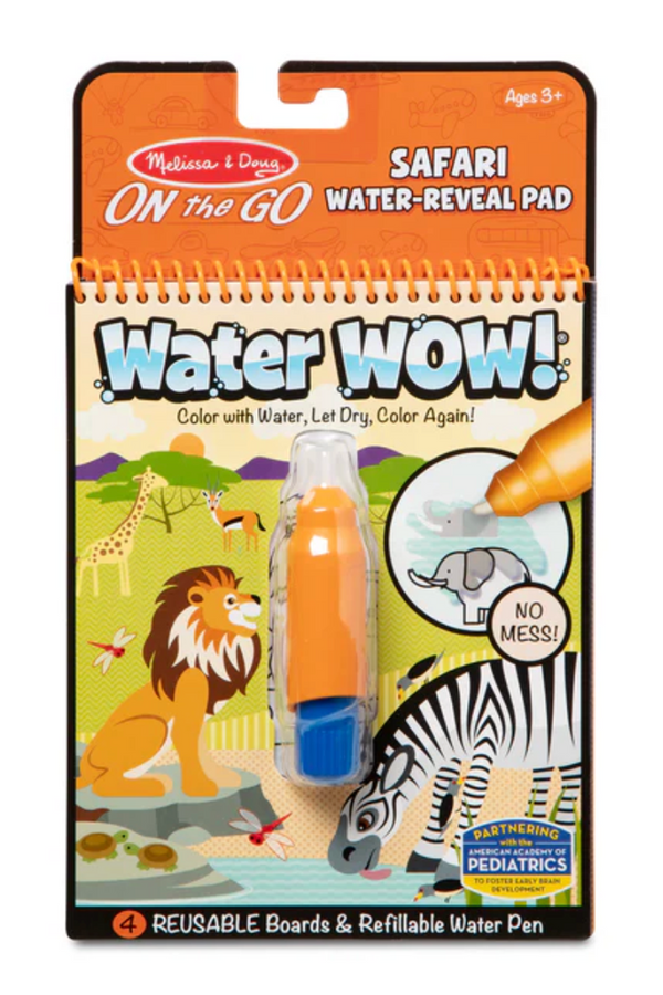 MD Water Wow Coloring Book - Safari