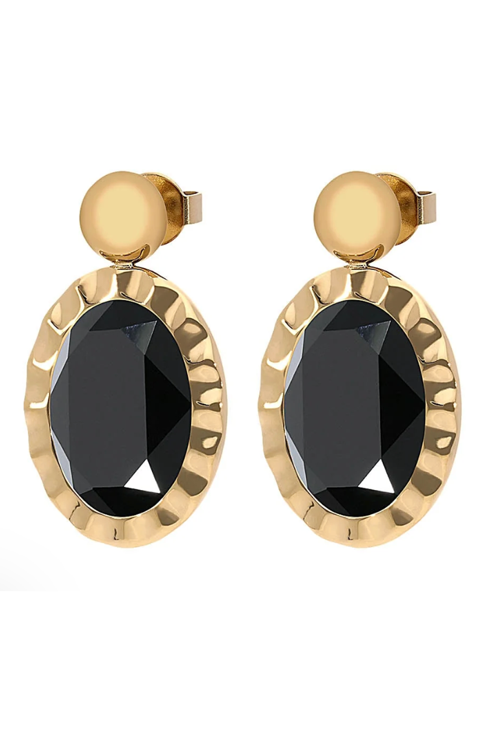 Qudo Tivola Earring - Jet