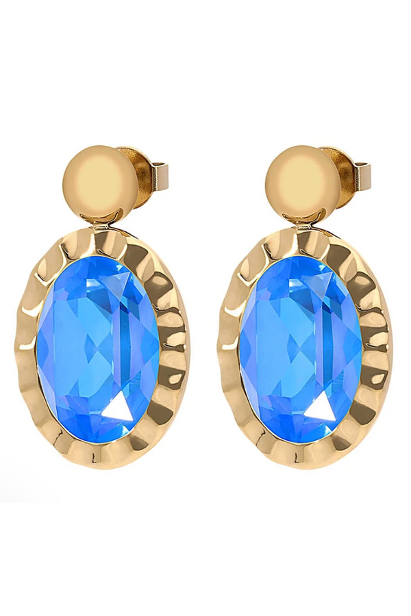 Qudo Tivola Earring - Royal Blue Delite