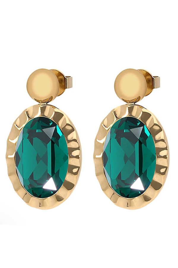 Qudo Tivola Earring - Emerald